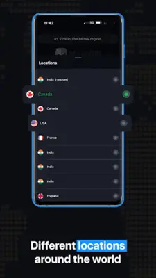 MenaVPN android App screenshot 4
